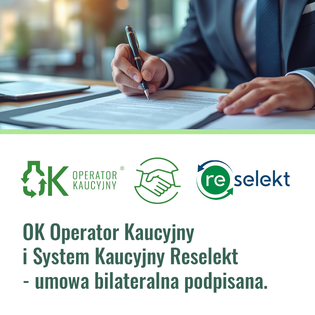 Read more about the article Reselekt i OK Operator podpisały umowę bilateralną dotyczącą współpracy w ramach Systemu Kaucyjnego